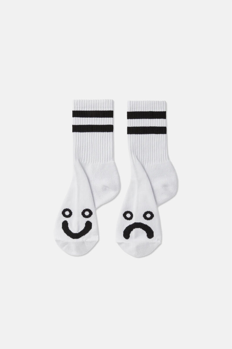 Polar-Skate-Co-Rib-Socks-Happy-Sad-White