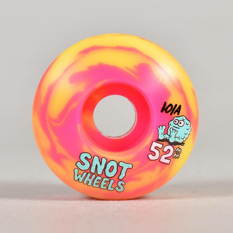 snot-wheel-co-swirls-pink-orange-101a-skateboard-wheels