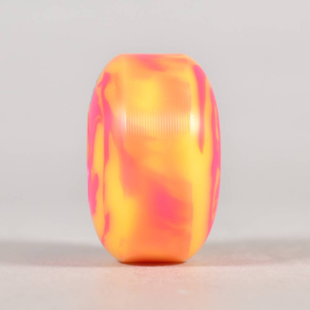 ROUE snot-wheel-co-swirls-pink-orange-101a-skateboard-wheels-52mm-
